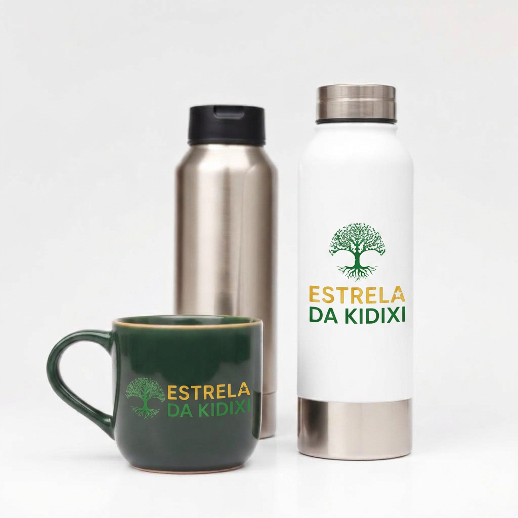Canecas e garrafas