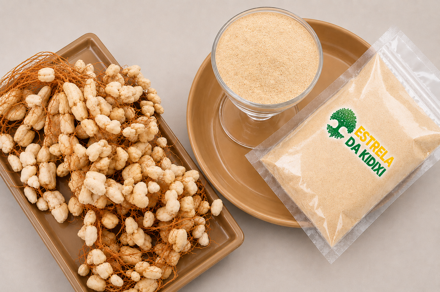 Mukua seeds and baobab flour by Estrela da Kidixi